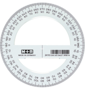 Vollkreis-Winkelmesser 2410 glasklar