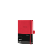 Buchkalender C2665, rot, 1 Woche / 2 Seiten, 10,8x15,1cm (A6) Buchkalender C2665, rot, 1 Woche / 2 Seiten, 10,8x15,1cm (A6)