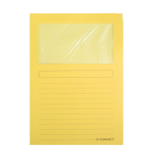 Umlaufmappe Q-CONNECT KF15244 gelb Papier 120g