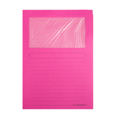 Umlaufmappe Q-CONNECT KF15245 pink Papier 120g
