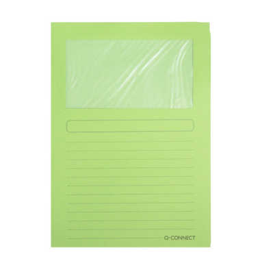 Umlaufmappe Q-CONNECT KF15247 gr&uuml;n Papier 120g
