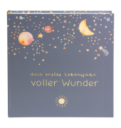 Fotobuch Baby voll.Wunder Weltraum blau