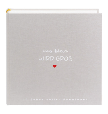 Fotobuch aus klein wird groß sandgrau