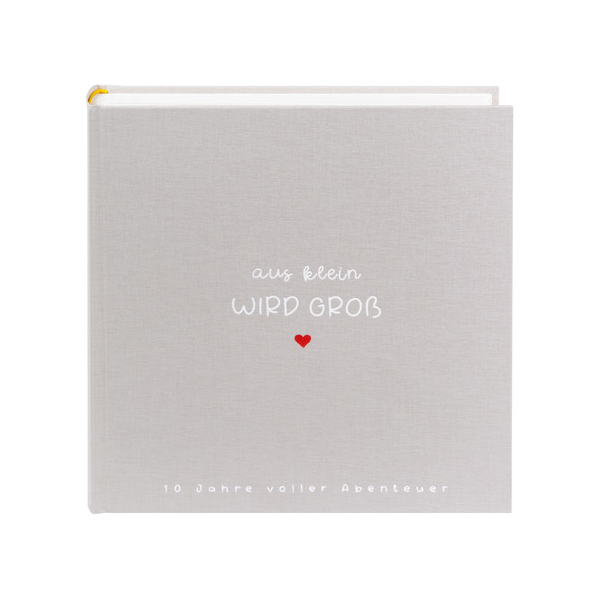 4009835310335 - Fotobuch aus klein wird groß sandgrau 4009835310335 Goldbuch