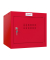 Schließfächer CL0344RRK CL 44 l 6kg rot mit Zylinderschloss Stahl, pulverbeschichtet