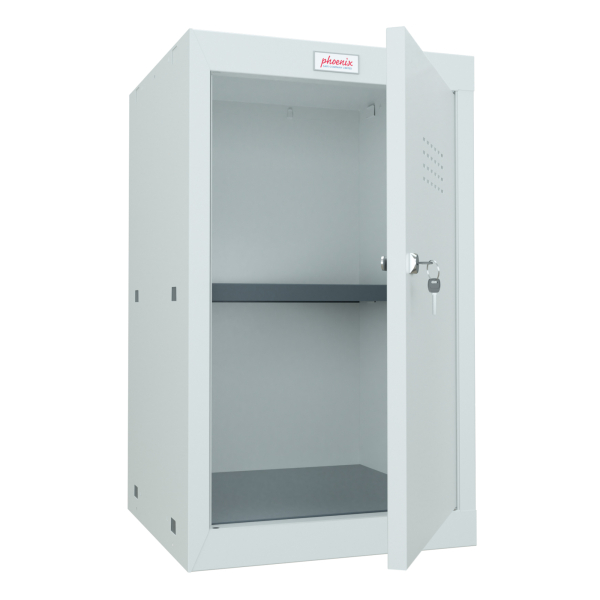 Phoenix Safe Schließfächer CL0644GGK CL 87 l 10kg hellgrau mit Zylinderschloss Stahl, pulverbeschichtet 5032548009691 Phoenix Safe
