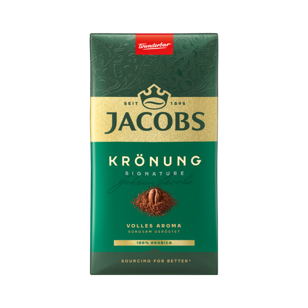 Jacobs Kaffee Krönung Signature 1004, 500g, gemahlen im Vakuumbeutel  Jacobs 500 Gramm