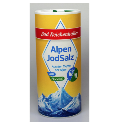Alpen Jodsalz mit Fluorid 500g