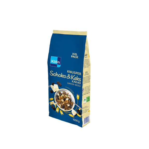 4000540223231 - Müsli Knusper Schoko Keks Kakao Hafer 6x1kg 4000540223231 6 Stück