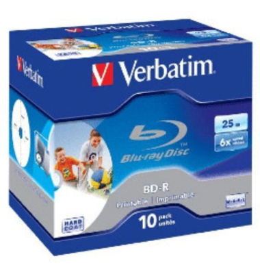 43713 BD-R , Blu-ray SL 25 GB, Schreibgeschw.: 6x, Jewel Case