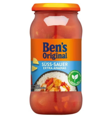 Ben´s Original Sauce, süss-sauer extra Ananas, 400g