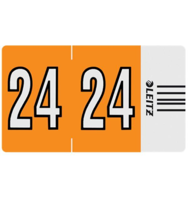 6754 Orgacolor Jahrgangssignale auf Streifen, 2024, orange