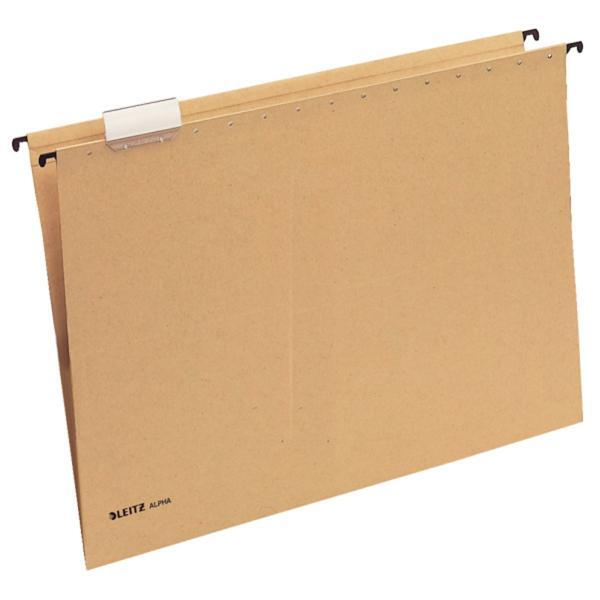 Leitz 1975 Alpha Hängemappe, A3, seitlich offen, Natron-Karton, 250g, naturbraun 4002432303830 Leitz