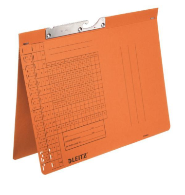 Pendelhefter 2093-00-25, A4 orange Recyclingkarton 320g