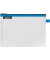 WOW 40250036 Traveller Zip-Beutel wasserabweisend, 170x240 mm (M), Blau