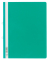 Schnellhefter 258005, A4+, grün, Kunststoff, Vorderdeckel transparent