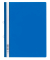 Schnellhefter 258006, A4+, blau, Polyvinylchlorid (PVC), 80g, Vorderdeckel transparent