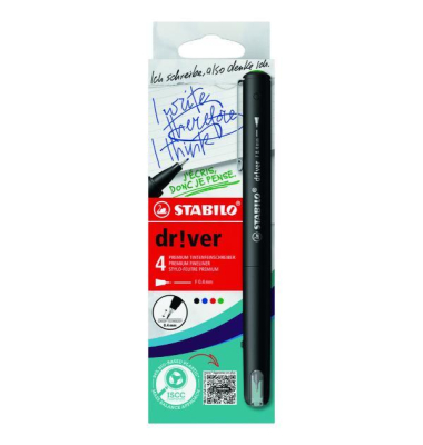 1088 dr!ver Fineliner, 0,4 mm, sortiert