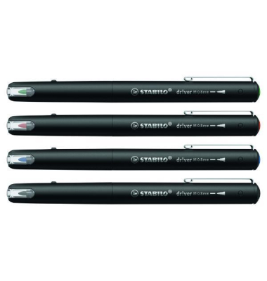 1089 dr!ver Filzschreiber, 0,8 mm, sortiert