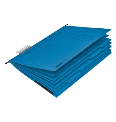 H&auml;ngehefter UNIREG 15046527F, A4 blau Recyclingkarton 230g