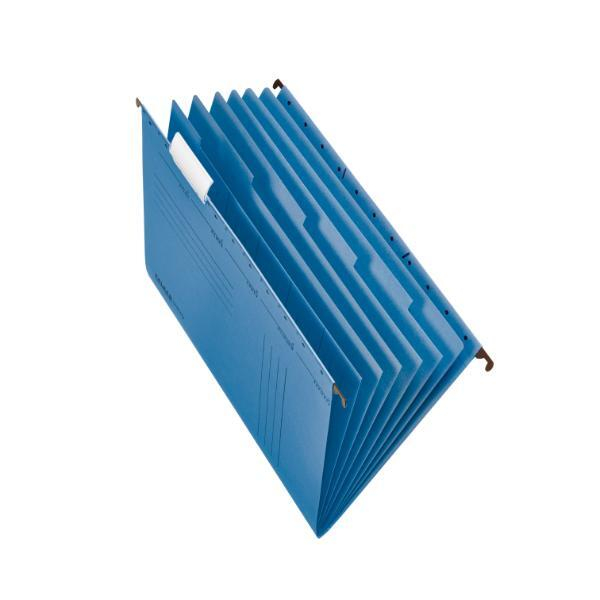 4014481218331 - Hängemappe UniReg Manila (RC) 230 gqm mit 6 Trennblättern A4 blau 4014481218331 Falken