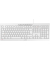 Tastatur STREAM, QWERTZ, USB, weißgrau
