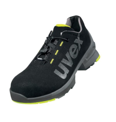 Sicherheitshalbschuhe, S2, SRC, ESD, Unisex, schwarz/lime, Größe 45