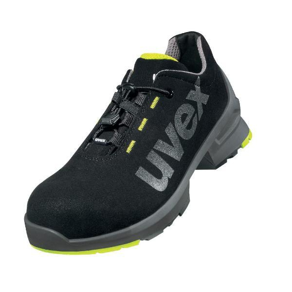 4031101560274 - Sicherheitshalbschuhe 1 S2 ESD Unisex schwarz lime Weite 12 Größe 52 4031101560274 uvex