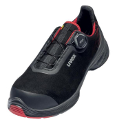 Sicherheitshalbschuhe, S3L, SRC, ESD, Unisex, rot/schwarz, Größe 38