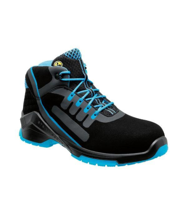 Sicherheitsschuhe, S3, SRC, Unisex, schwarz/hellblau, Größe 37