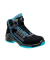 Sicherheitsschuhe, S3, SRC, Unisex, schwarz/hellblau, Größe 38