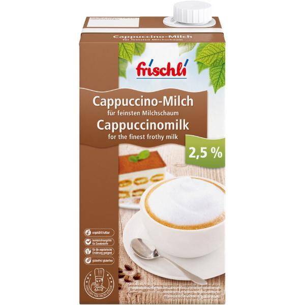 4045500011633 - Cappuccino-Milch ultrahocherhitzt 25% Fett im Milchanteil 1 Liter 4045500011633 Frischli 4045500011633 - Cappuccino-Milch ultrahocherhitzt 25% Fett im Milchanteil 1 Liter 4045500011633 Frischli