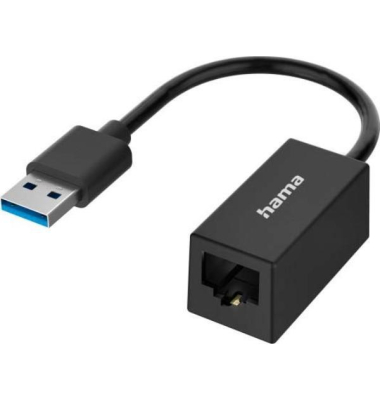 300024 USB-A Ethernet Adapter, schwarz 300024 USB-A Ethernet Adapter, schwarz