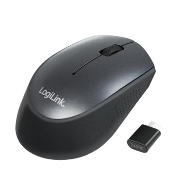 ID0160 Funkmaus USB-C, 2.4GHz, 1200dpi, 34 RF Kanäle, schwarz ID0160 Funkmaus USB-C, 2.4GHz, 1200dpi, 34 RF Kanäle, schwarz