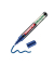 Lackmarker EcoLine, 4-50-003, Stift, blau, 2-3mm Rundspitze