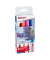  Glasboardmarker 95, 4-95-4-1, weiß, gelb, pink, hellblau, 1,5-3mm Rundspitze
