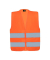 Kinderwarnweste Aarhus, signal-orange, Gr&ouml;&szlig;e XS