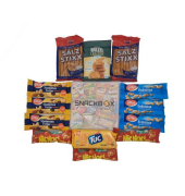 Snackbox Salzgebäck, Inhalt: 6 Sorten, gesamt 13 Stück, 600 g