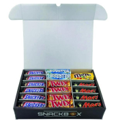 Topseller Box mit verschiedenen Schokoriegeln und M&Ms, 3970g