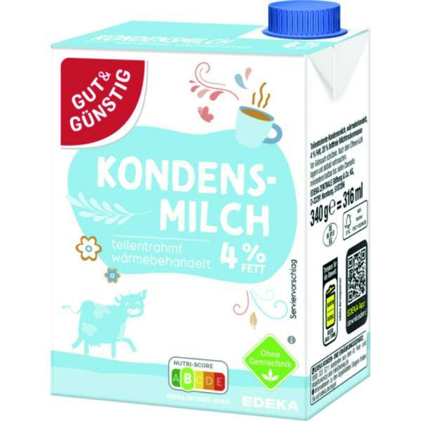 4311501663417 - Kondensmilch 242563 4% Fett 340ml Kännchen 4311501663417 G und G