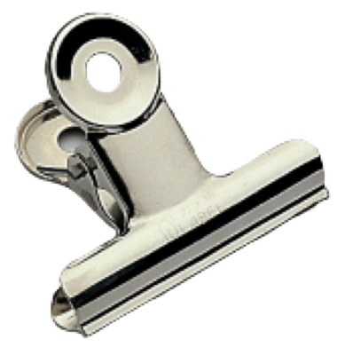 Briefklemme Bulldog, 31mm, silber