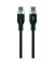 USB-C Silikonkabel 1.5m, schwarz