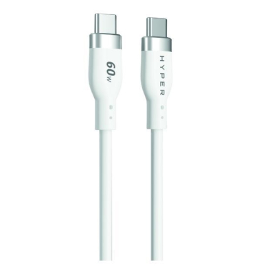 USB-C Silikonladegerät 1.5m, weiß