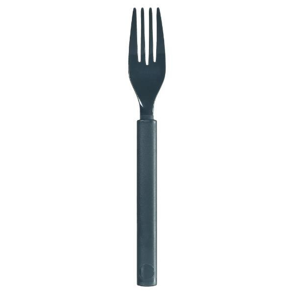 Duni Wiederverwendbare Gabel, PP, 18 cm, dunkelgrau 7321012080273 Duni 100 Stück