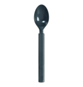 Wiederverwendbarer Löffel, PP, 17 cm, dunkelgrau