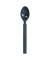 Wiederverwendbarer Löffel, PP, 17 cm, dunkelgrau