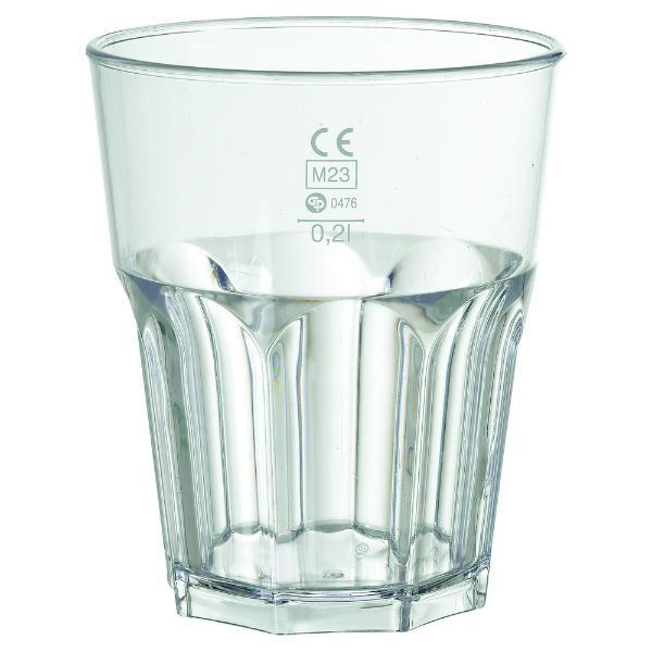 Duni wiederverwendbares Glas, 24 cl, transparent 7321012080761 Duni 8 Stück