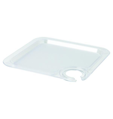 Mehrwegteller Party 20 x 20 cm, transparent