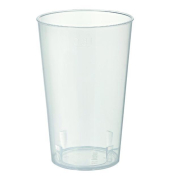 wiederverwendbares Festglas, 30 cl, transparent