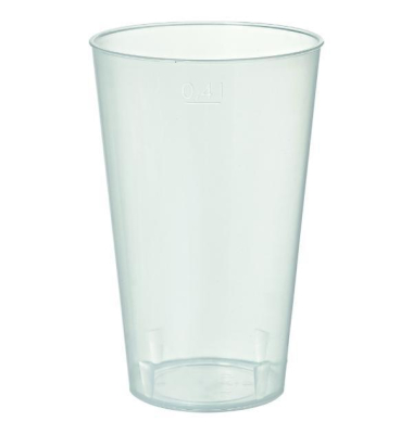 wiederverwendbares Festivalglas 40 cl, transparent